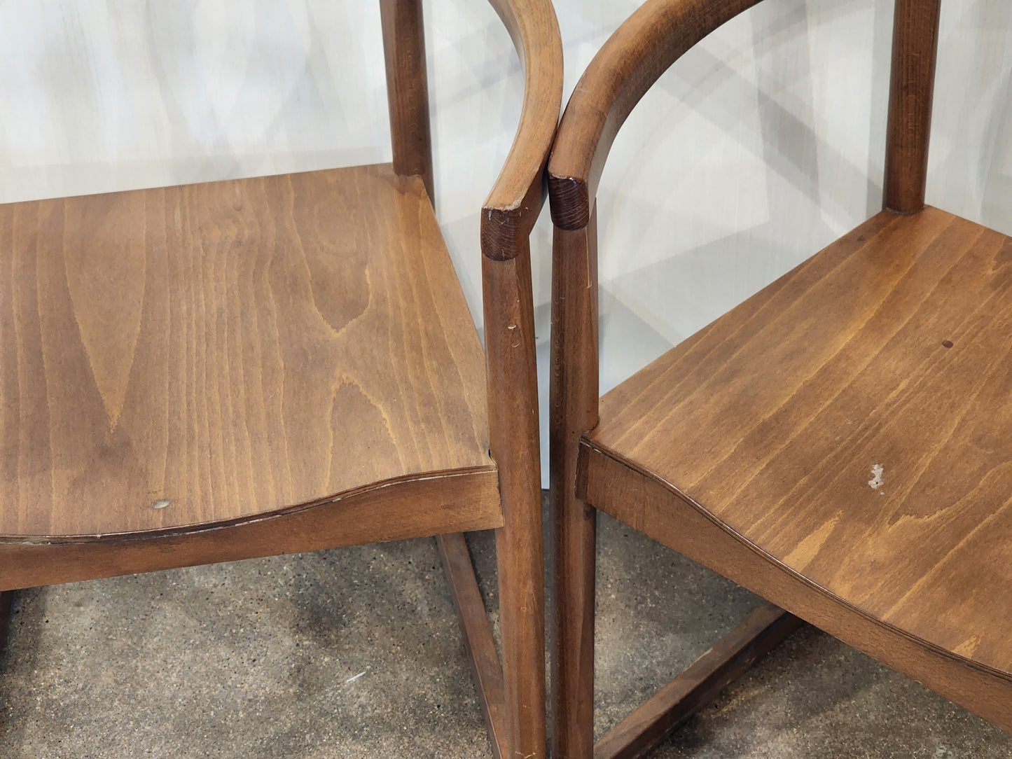 Billiani 1911 Nordica Chairs by Marco Ferreri Brown Set of 2 - MCM - 3 Sets Available