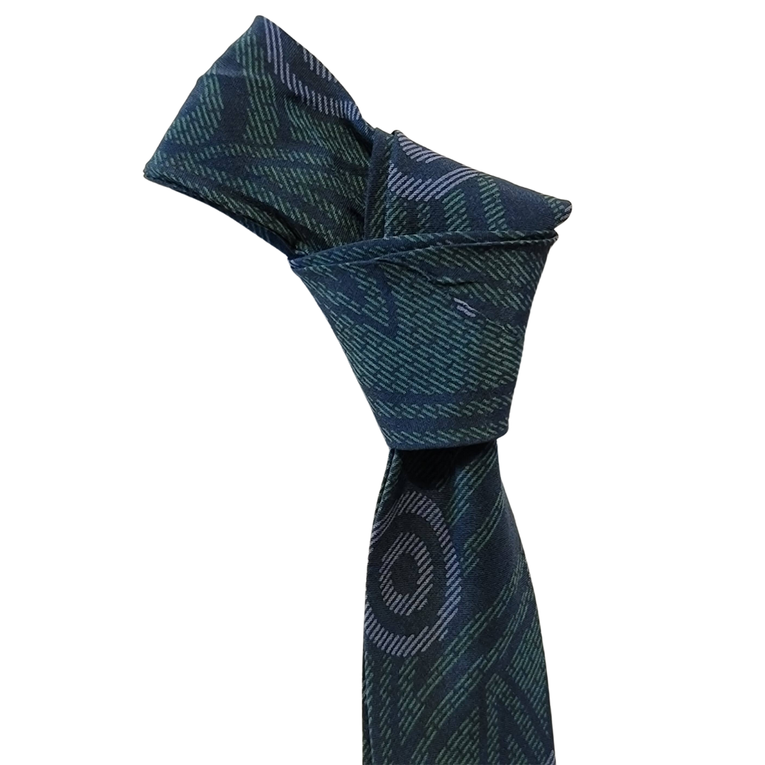 Western Style Skinny Neck Tie - Western Bowtie - Created from Vintage Silk Ties