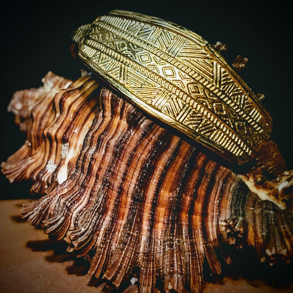 Ancient Markings Brass Cuff Jewelry Bracelet