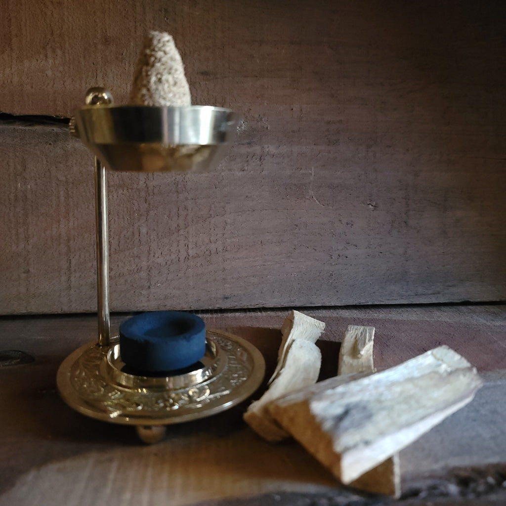 Brass Adjustable Incense Burner Naturals