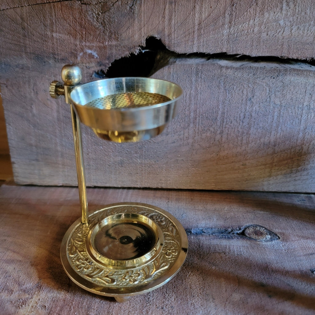Brass Adjustable Incense Burner Naturals