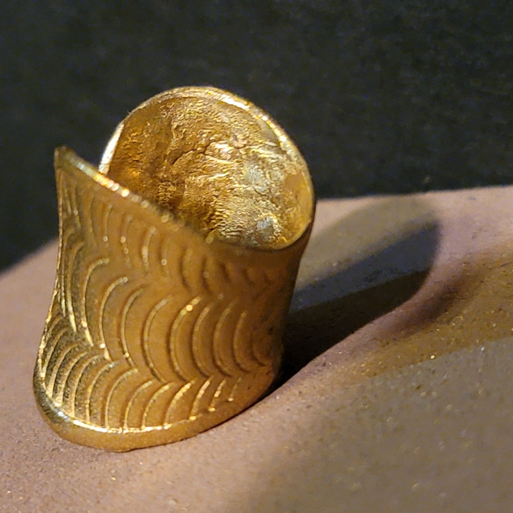 Brass Arches Wrap Ring Jewelry
