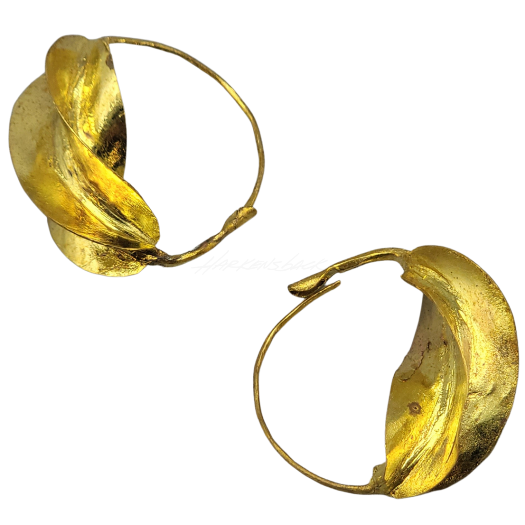 Brass Four Point Twist Large Jewelry Bracelet