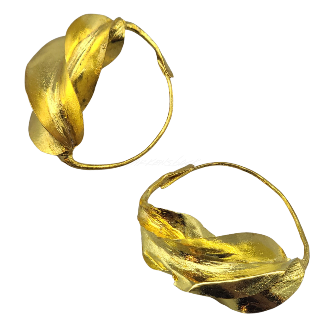 Brass Four Point Twist Medium Jewelry Bracelet