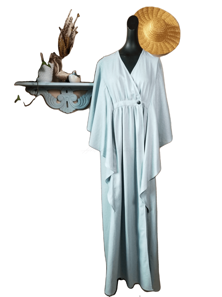 Butterfly Kaftan Flowing Maxi Dress Apparel