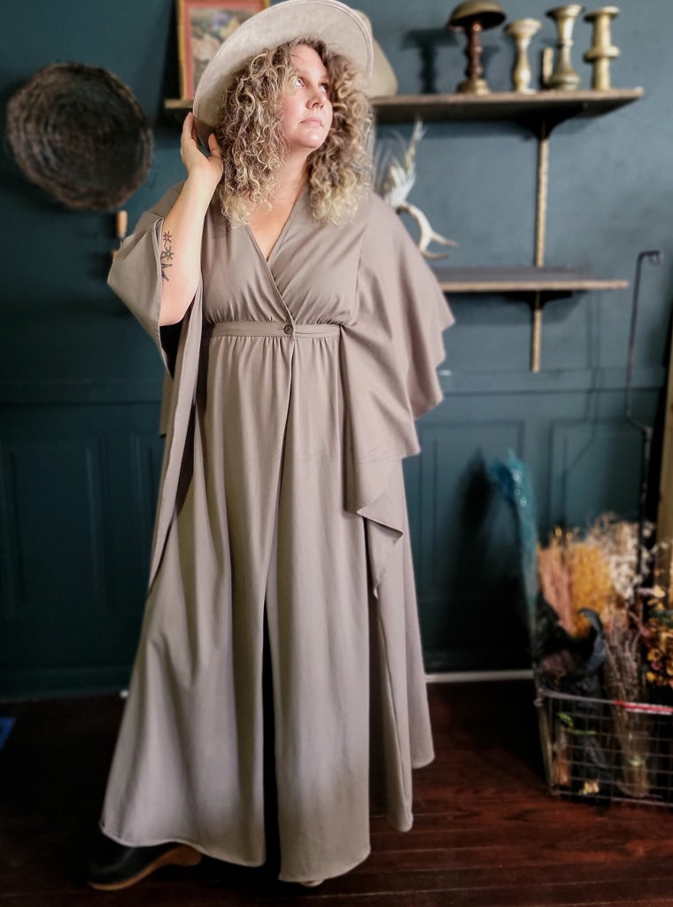 Butterfly Kaftan Flowing Maxi Dress Apparel