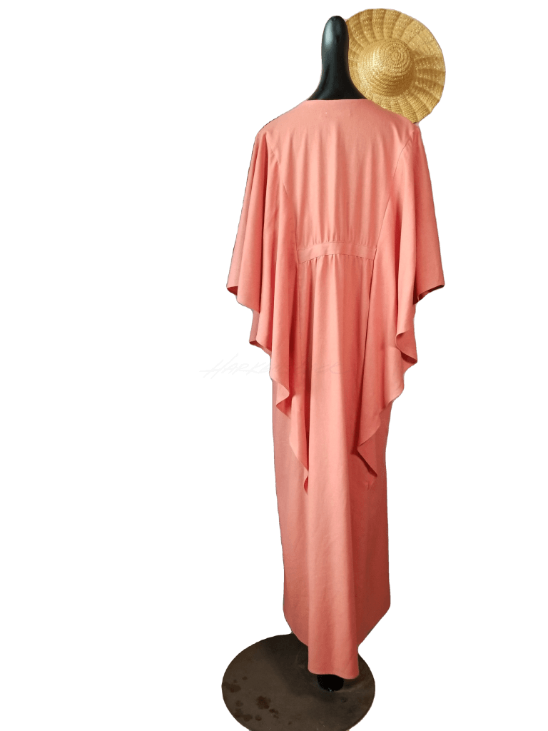 Butterfly Kaftan Flowing Maxi Dress Apparel