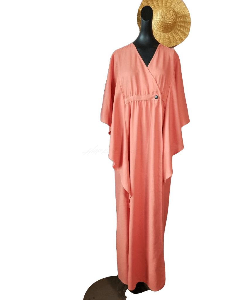Butterfly Kaftan Flowing Maxi Dress Apparel