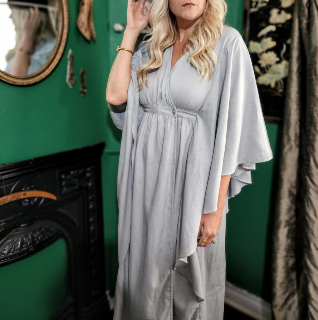Butterfly Kaftan Flowing Maxi Dress Apparel