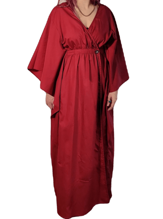 Butterfly Kaftan Flowing Maxi Dress- Special Edition Fabrics Apparel Dress