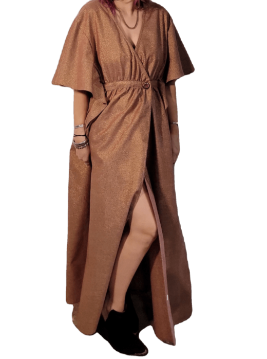 Butterfly Kaftan Flowing Maxi Dress- Special Edition Fabrics Apparel Dress