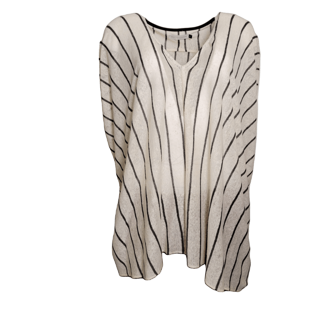 Classic Top - V Neck Dropped Sleeve Pullover Apparel