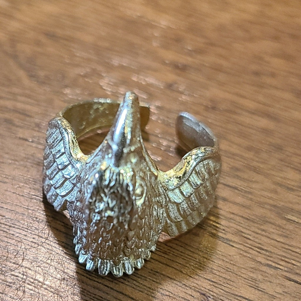Iso-Eagle Brass Ring Jewelry
