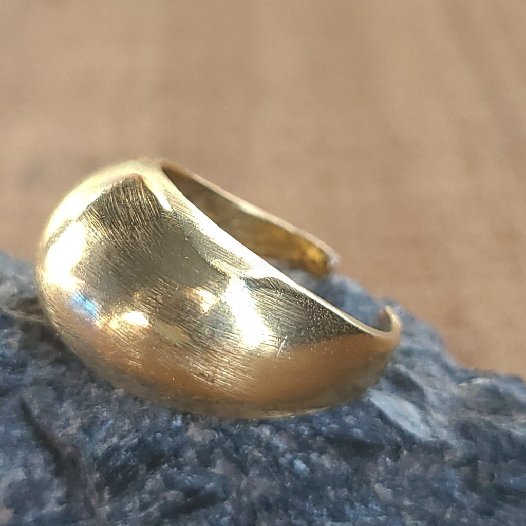 Half Moon Brass Ring Jewelry