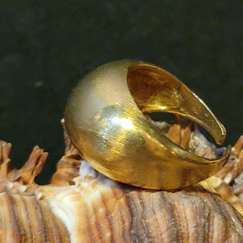 Half Moon Brass Ring Jewelry