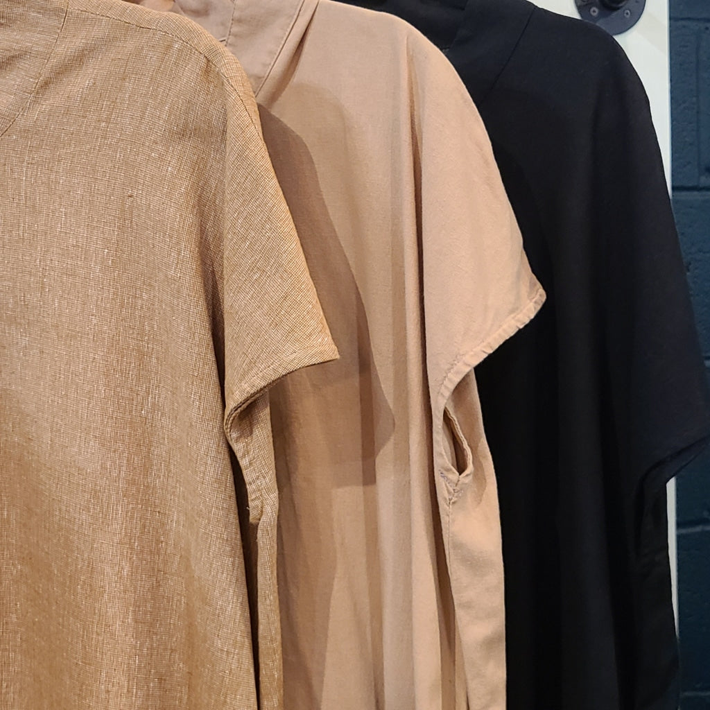 High Low Henley Tunic Apparel Top