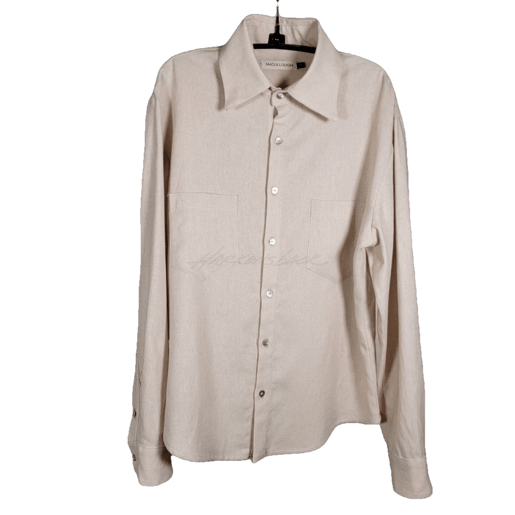 Mc028- Button Up Henley Apparel Top