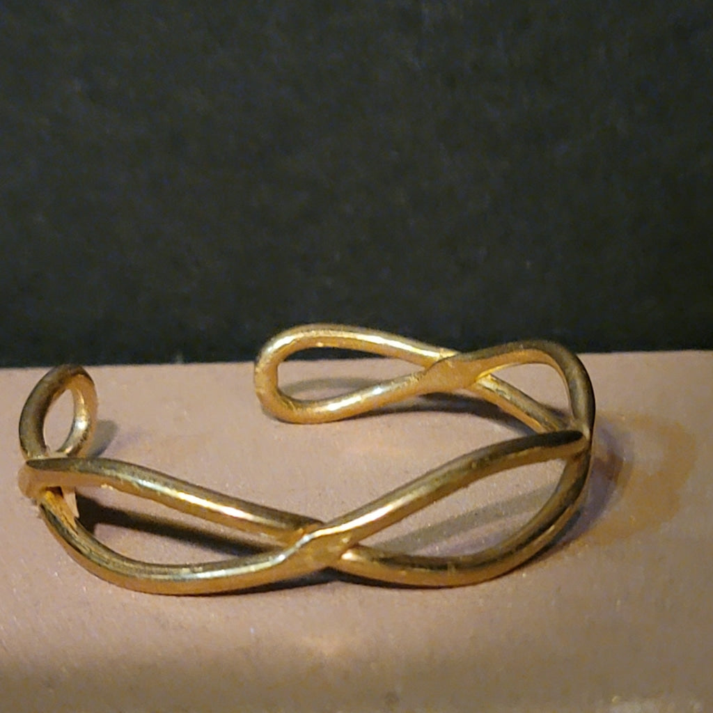 Infinity Brass Cuff Jewelry Bracelet