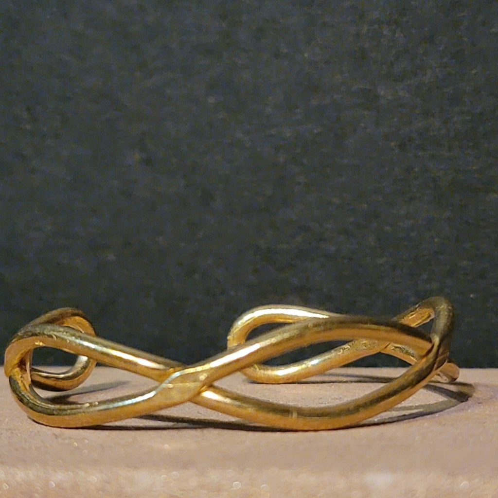 Infinity Brass Cuff Jewelry Bracelet