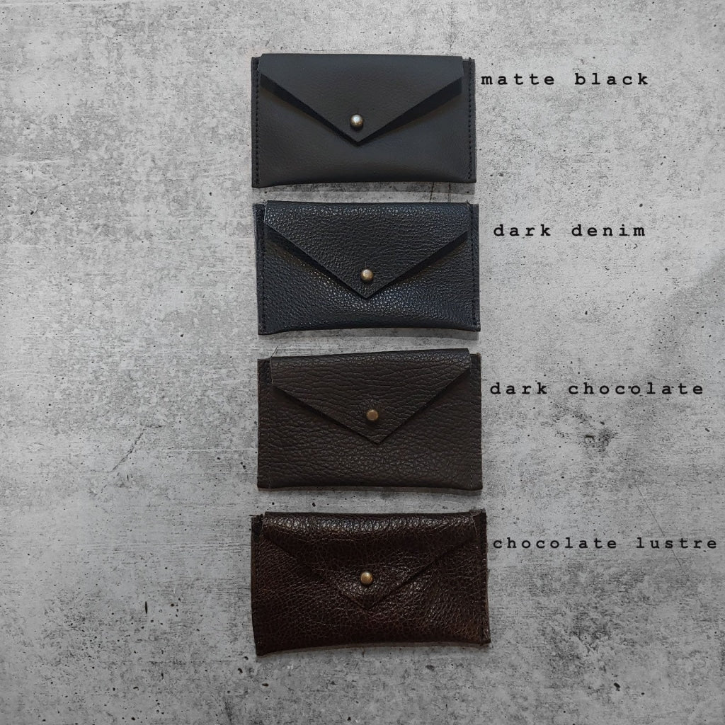 Leather Card Holder Wallet - Various Leathers