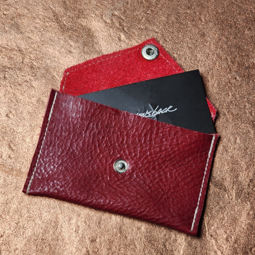 Leather Card Holder Wallet - Various Leathers