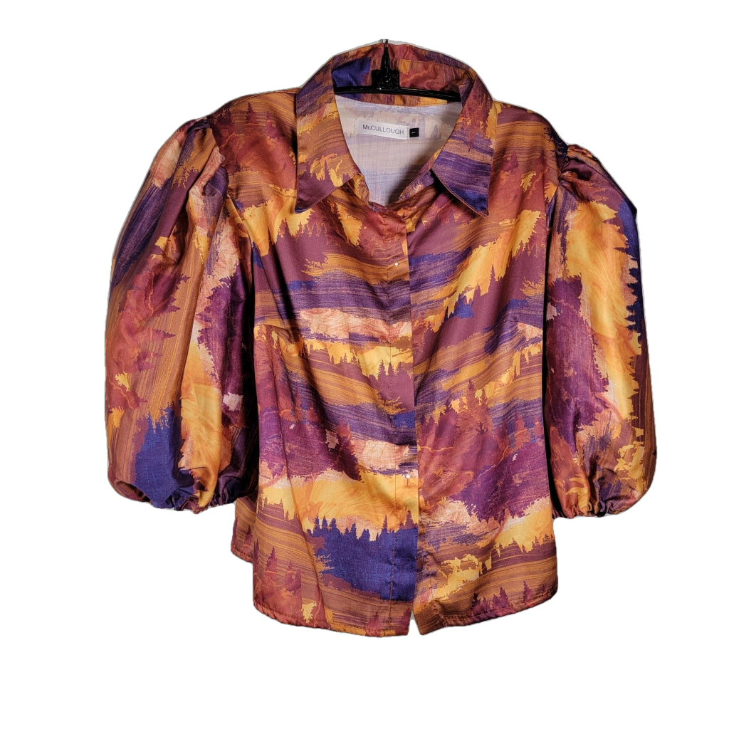 Mc007- Puff Sleeve Top Apparel Top