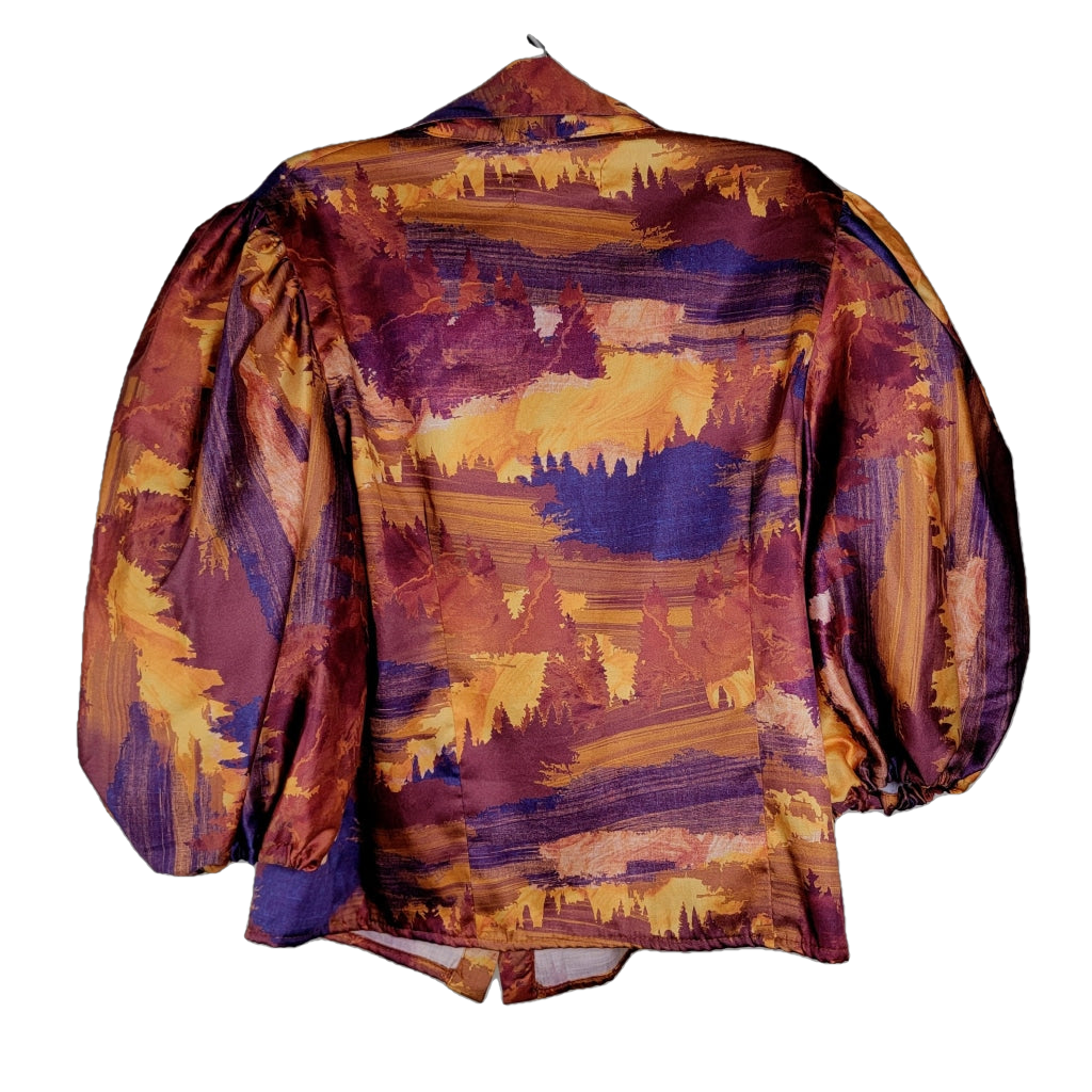 Mc007- Puff Sleeve Top Apparel Top