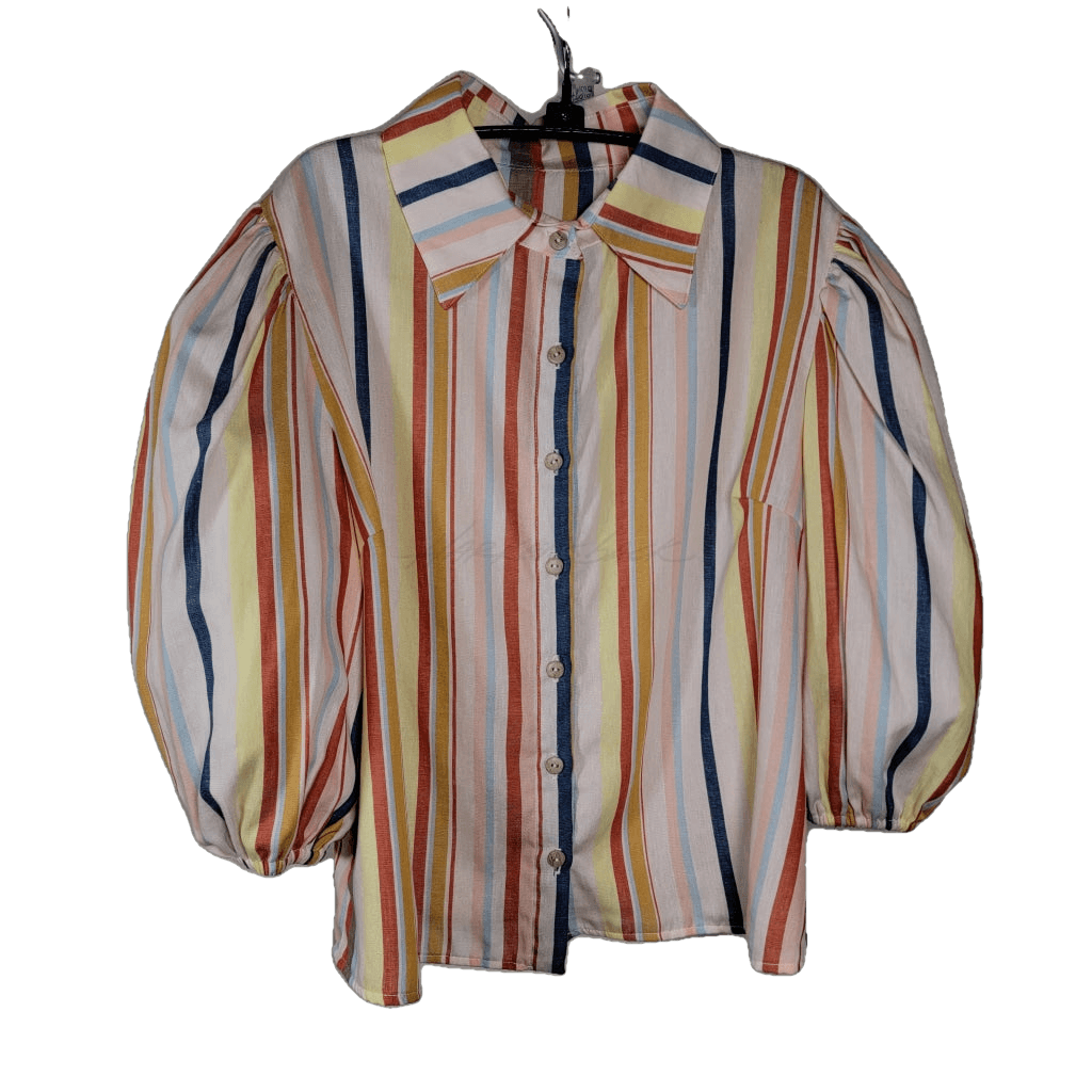 Mc005- Puff Sleeve Top Apparel