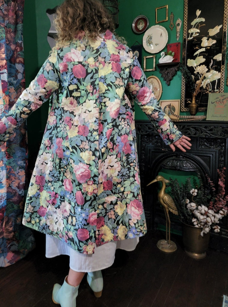 Mo Split Back Caped Jacket - Limited Edition Fabrics Apparel