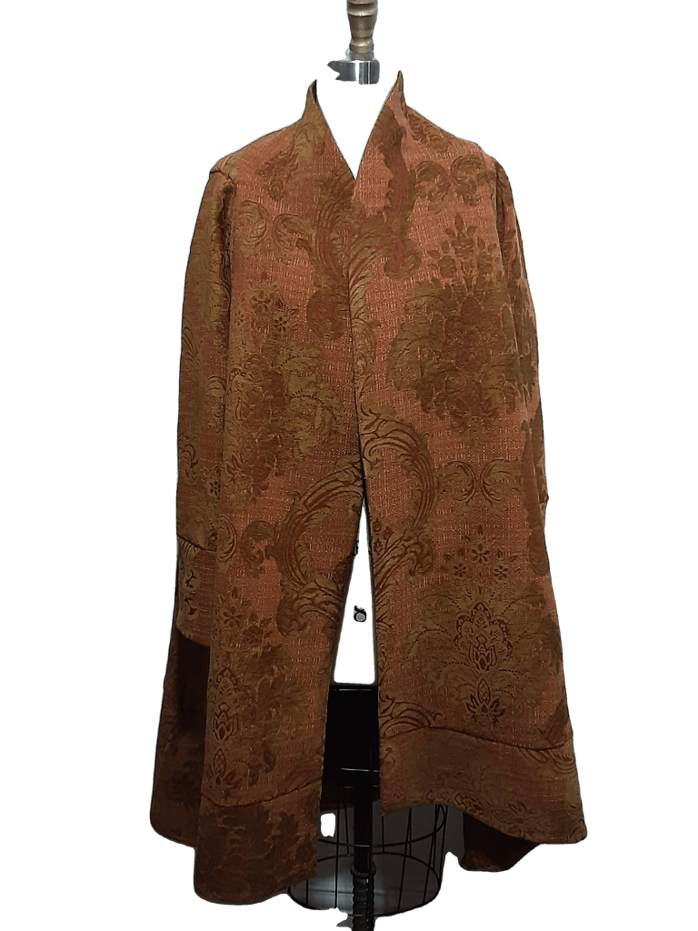 Limited Edition Mo Split Back Jacket Curry = Saffron Damask / 2 Apparel