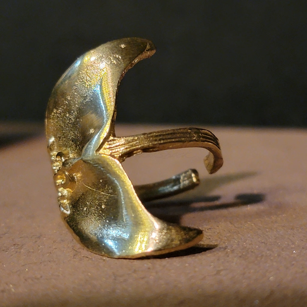 Neptune Wrapped Brass Ring Jewelry