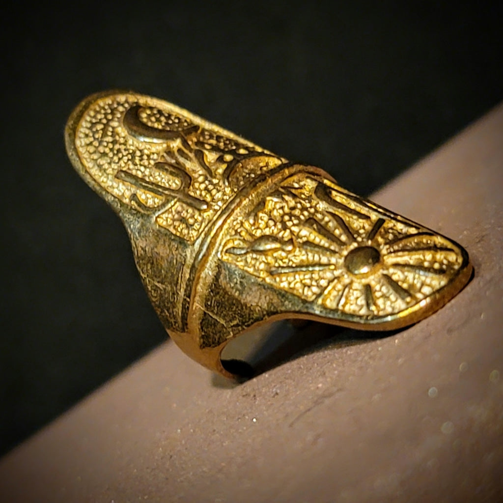 Night & Day In The Desert Brass Ring Jewelry