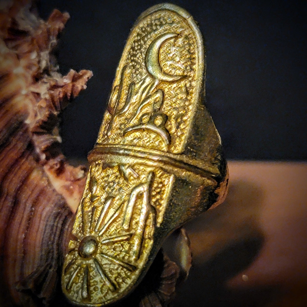 Night & Day In The Desert Brass Ring Jewelry