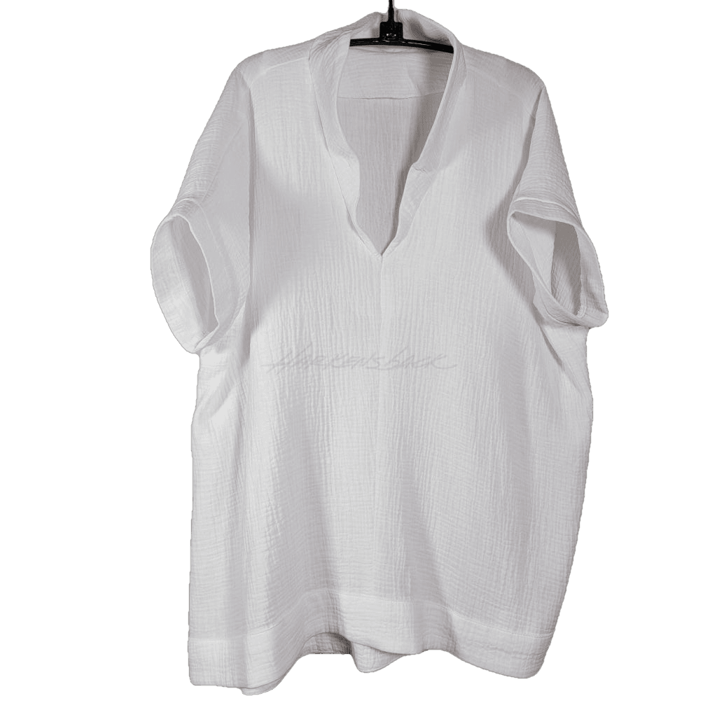 Mc015- Pop Up Collar Top Apparel Top