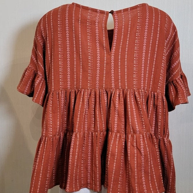 Palomino Tiered Top - Double Cotton Gauze