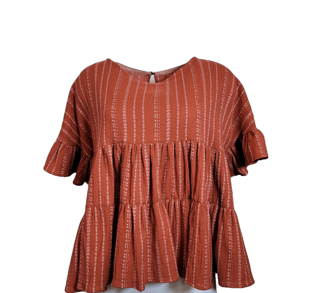 Palomino Tiered Top - Double Cotton Gauze