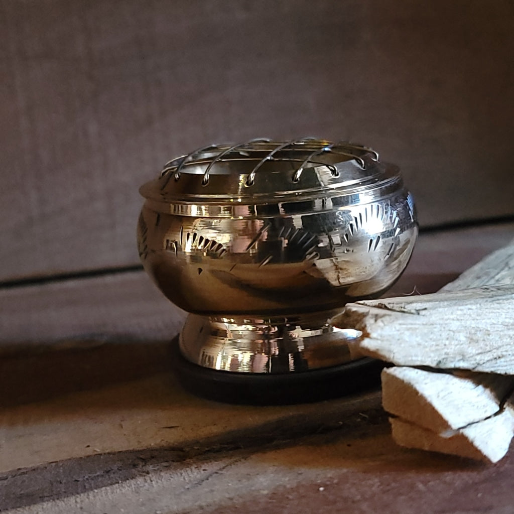 Small Screen Incense Burner Naturals