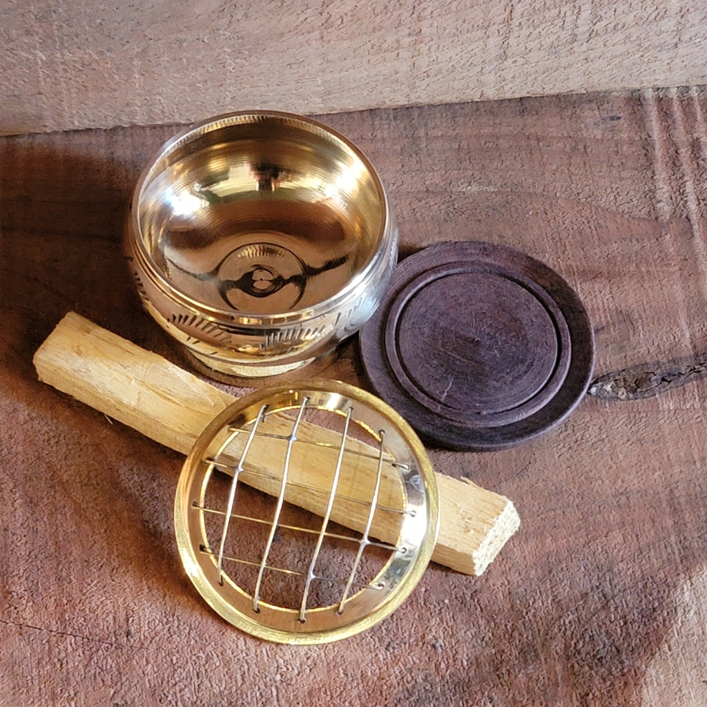 Small Screen Incense Burner Naturals