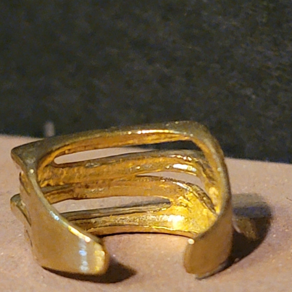 Stacked Style Open Brass Ring Jewelry