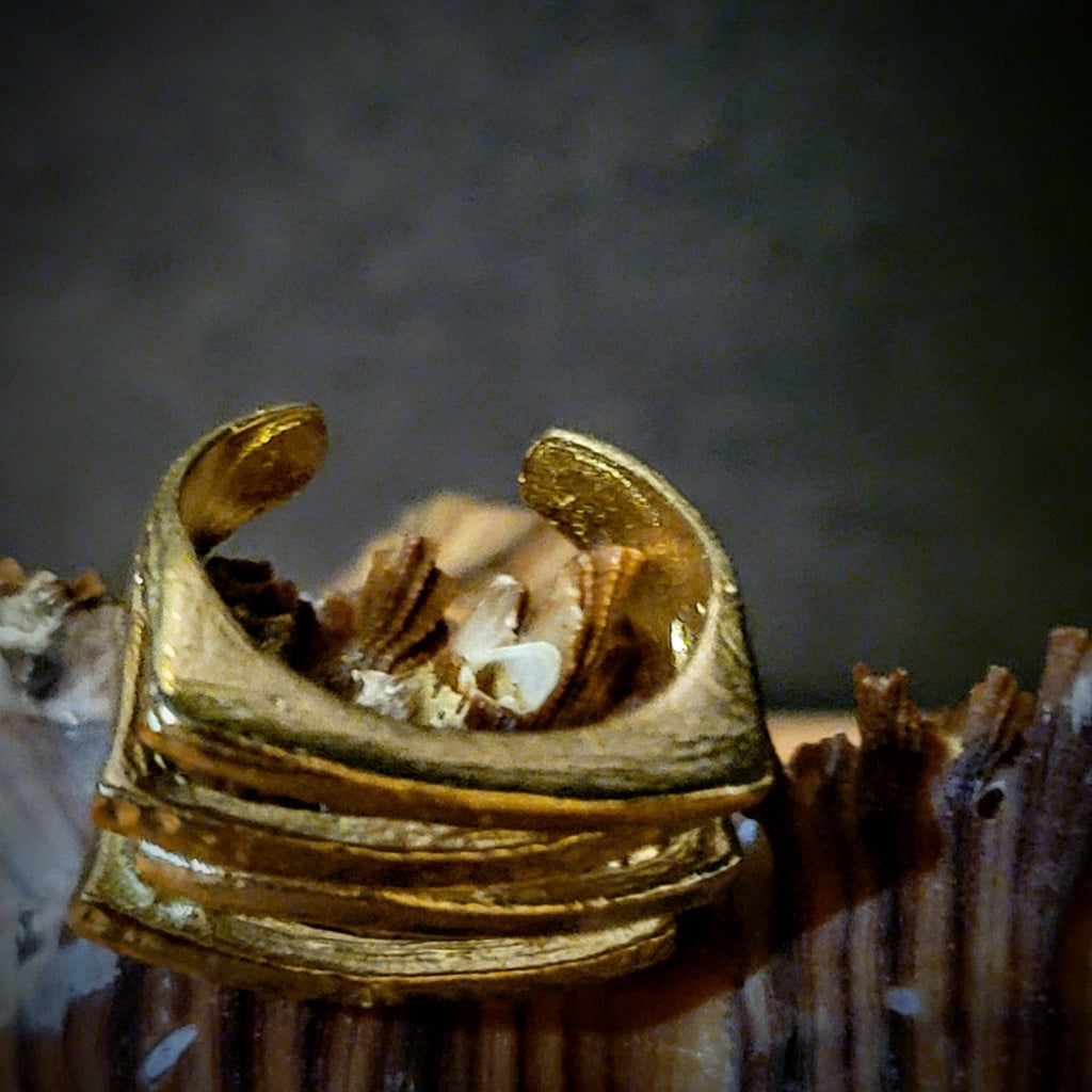 Stacked Style Open Brass Ring Jewelry