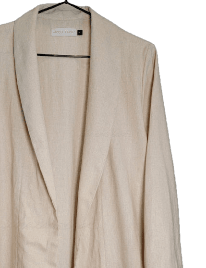 Straight Blazer - Linen Rayon Apparel Jacket