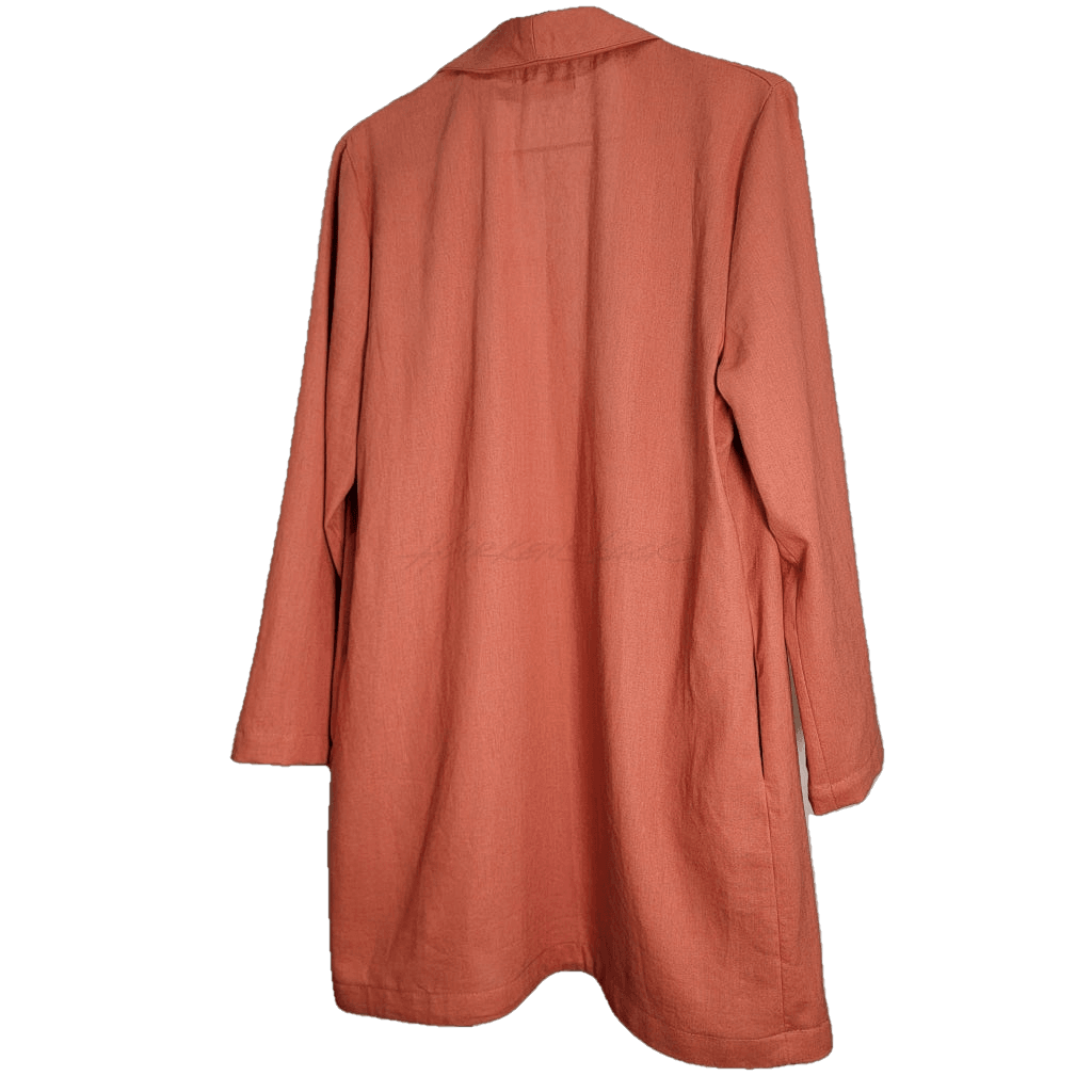 Straight Blazer - Linen Rayon Apparel Jacket