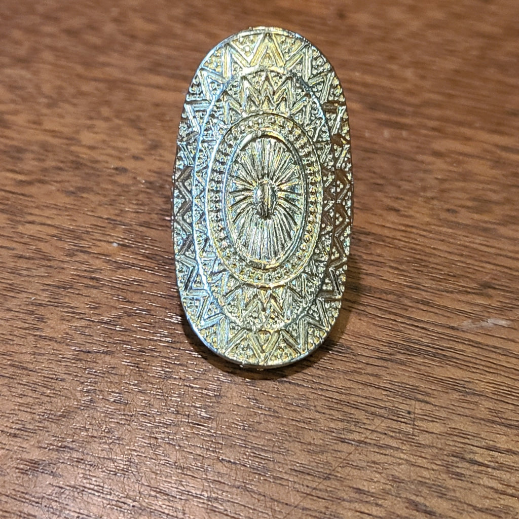 Tribal Sun Brass Ring Jewelry