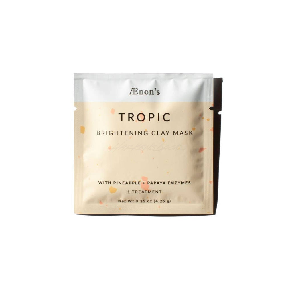 Light orange and white product package for AEnon's TERRA Body Polish No. 2.