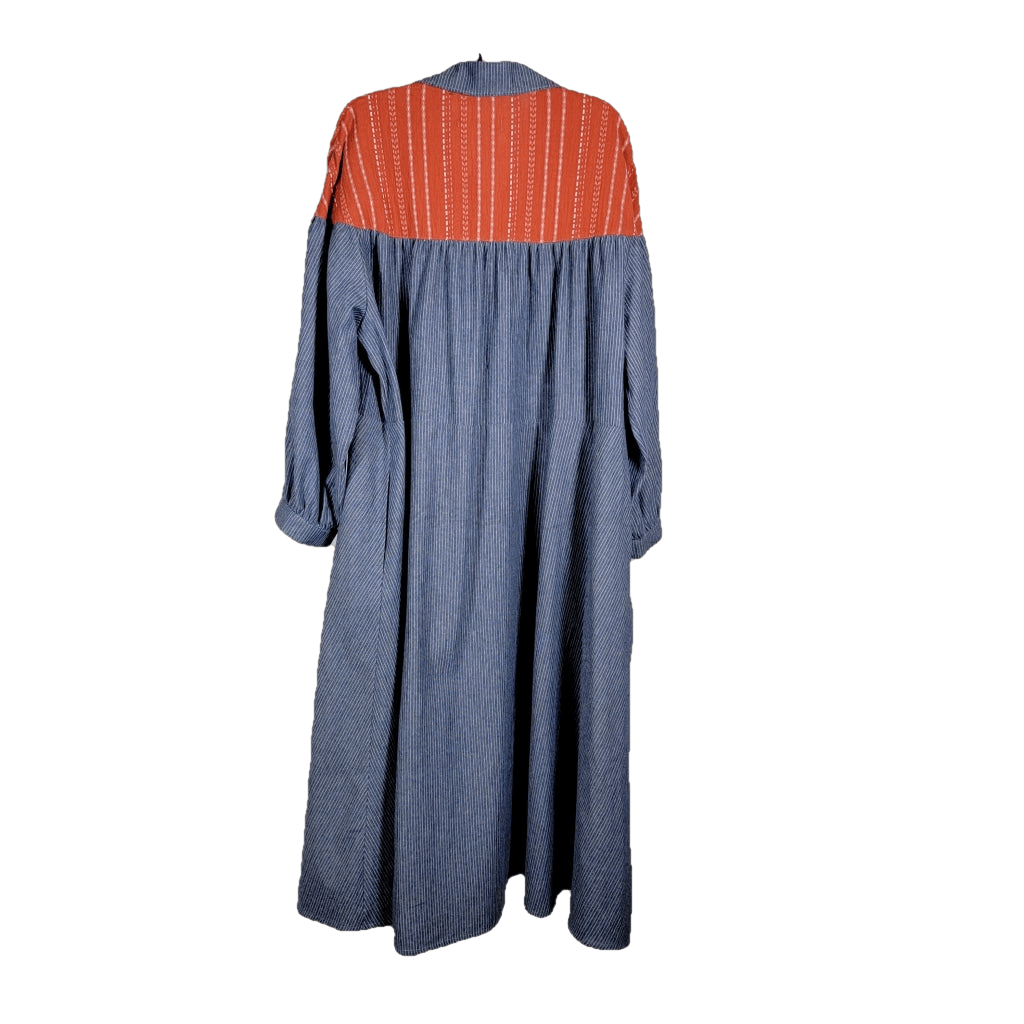 Mc023- Button Up Dress With Yoke Apparel Dress