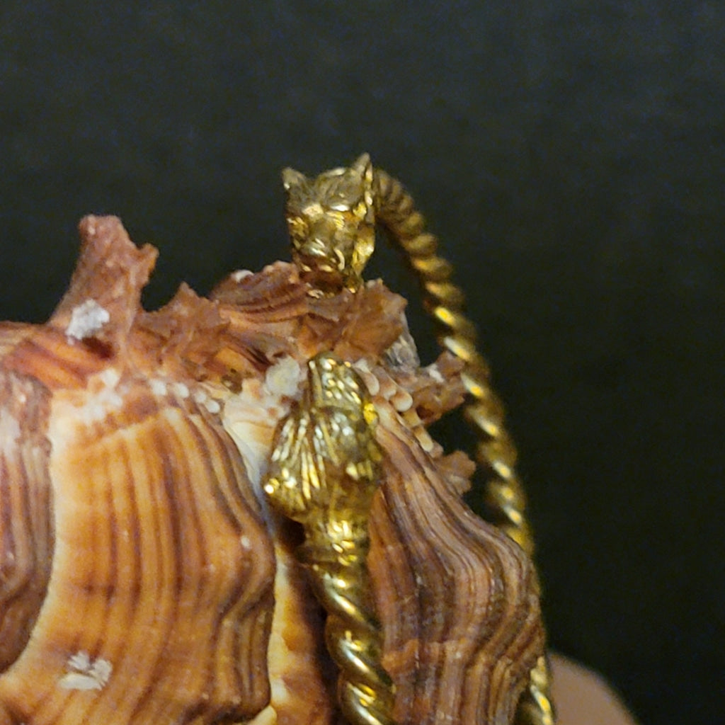 Twisted Wolf Brass Cuff Jewelry Bracelet