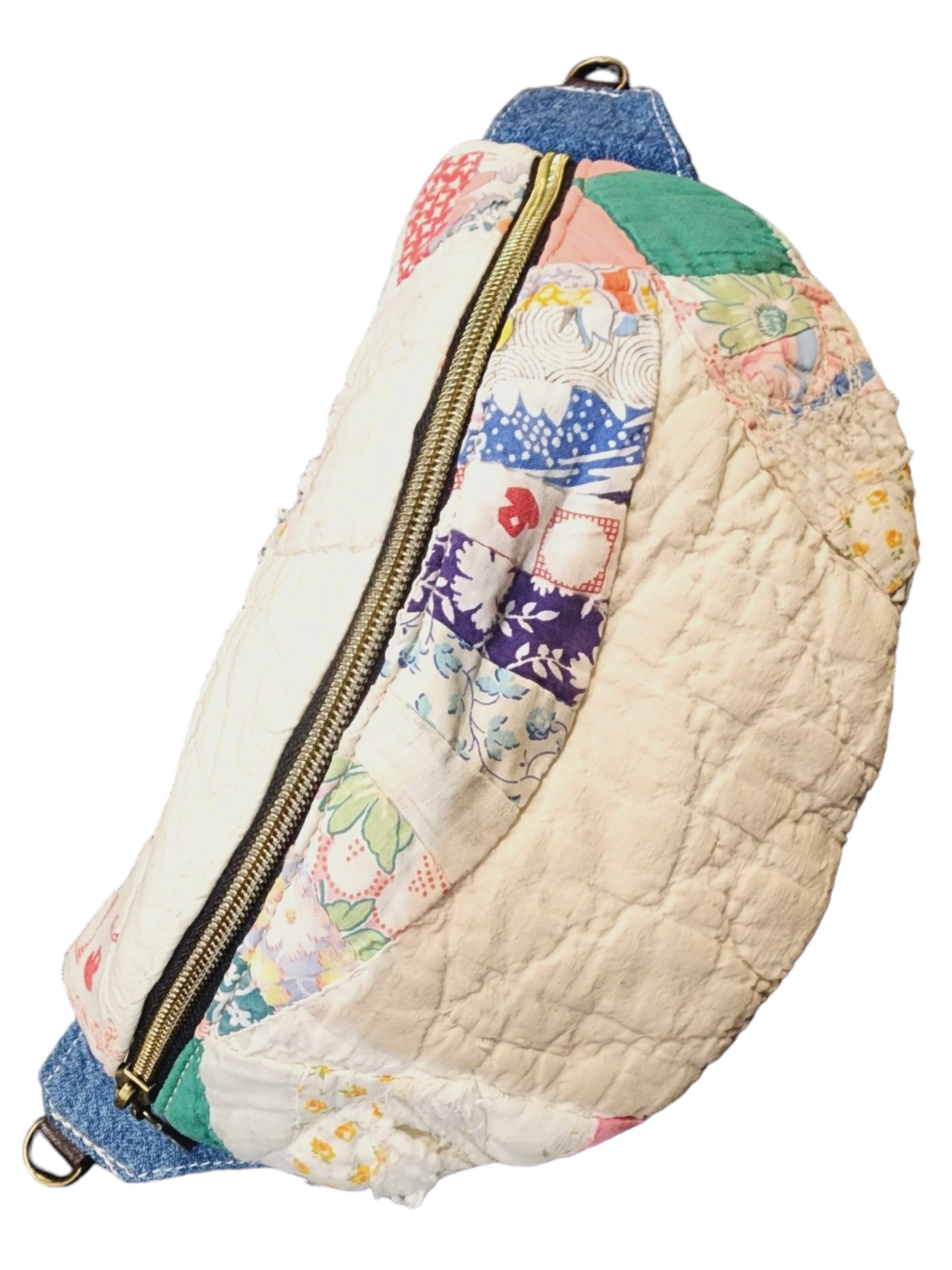 The Everyday Sling Crossbody Fannie - Tattered Vintage Quilt