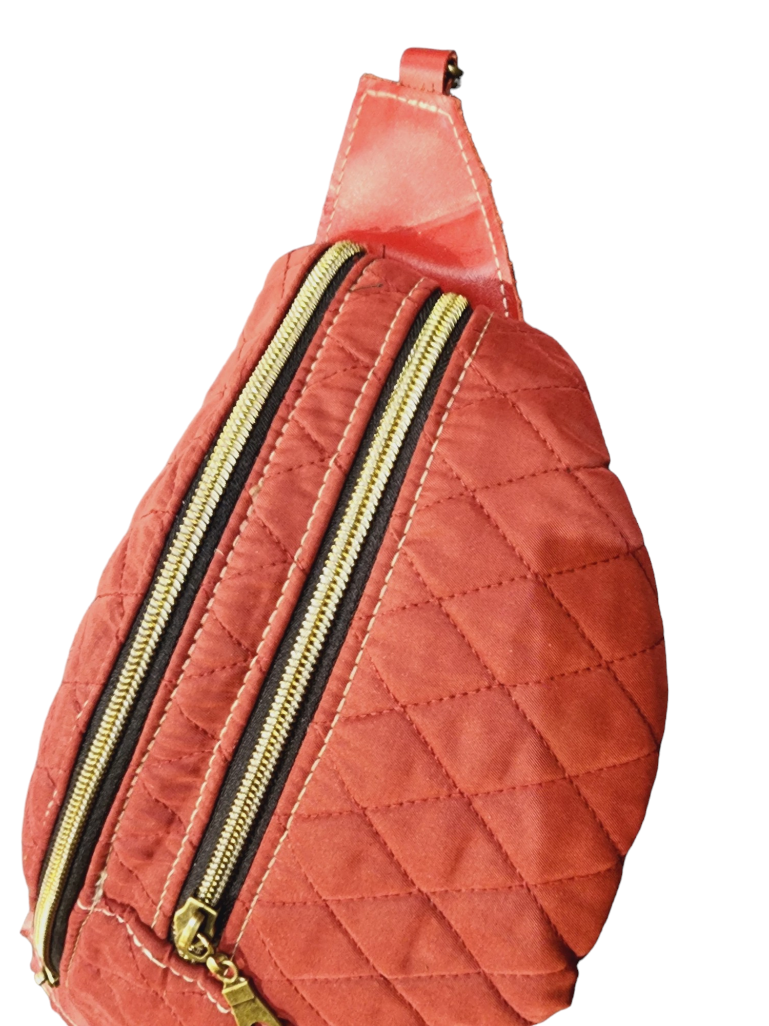 The Everyday Sling Crossbody Fannie - Puffer Matte Red