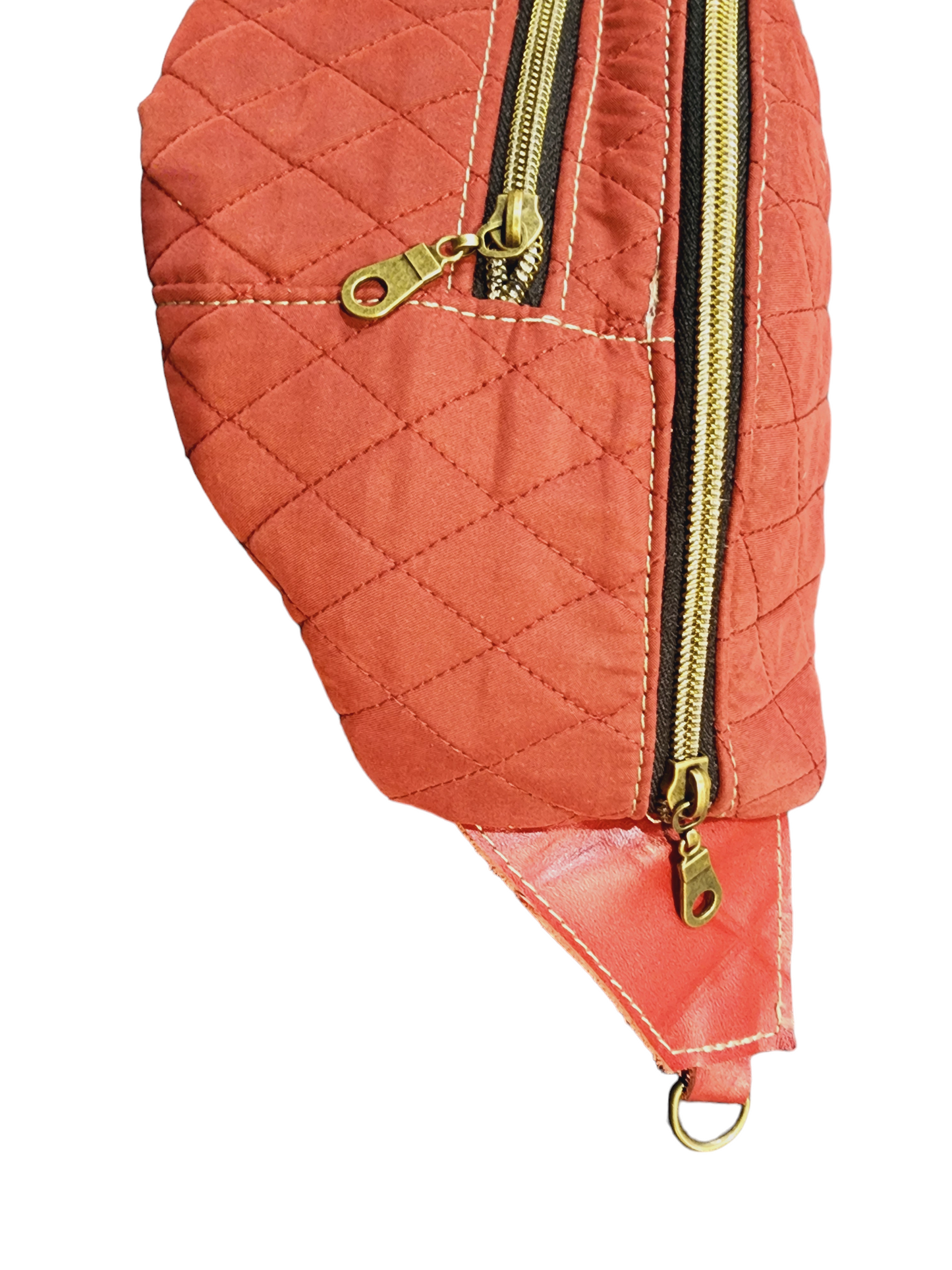 The Everyday Sling Crossbody Fannie - Puffer Matte Red