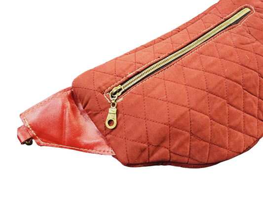 The Everyday Sling Crossbody Fannie - Puffer Matte Red